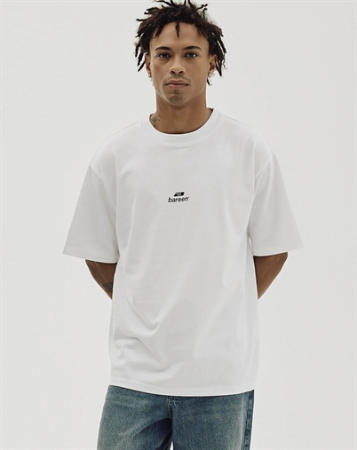 Bareen - Logo Box Fit T-shirt - White